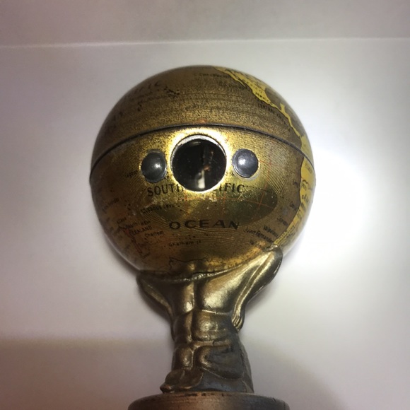 Antique Atlas World Globe Pencil Sharpener Germany - Picture 13 of 13